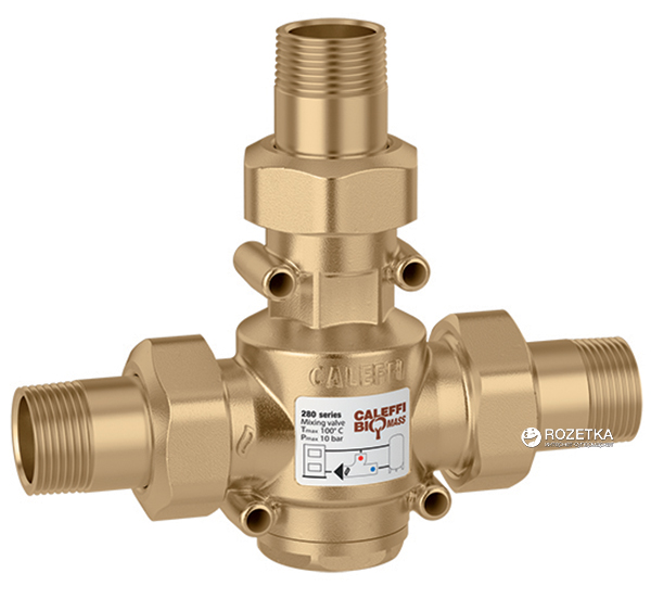

Клапан антиконденсационный для твердотопливного котла CALEFFI Biomass 1 1/4" (280076)