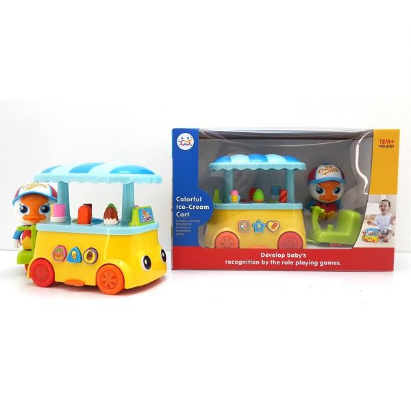 

Игрушка Тележка с мороженым Huile Toys 30х19х13,5 см (igr0000765) Разноцветный