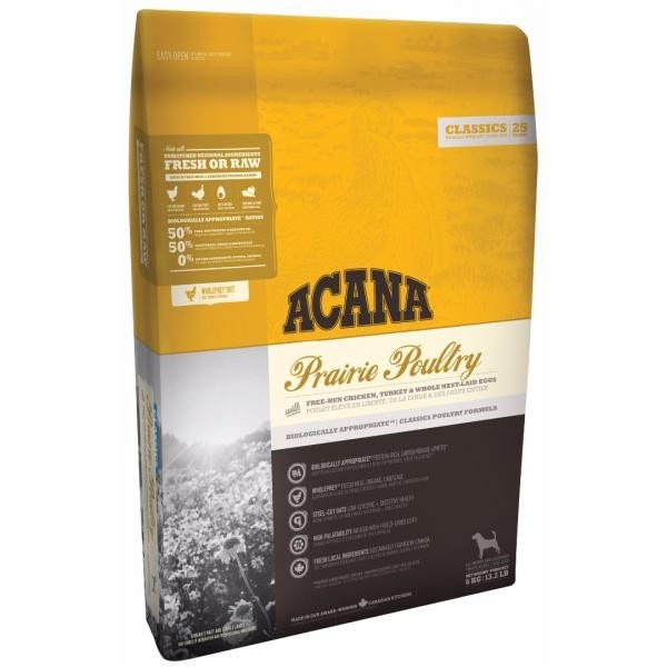 

Сухой корм для собак всех пород ACANA Prairie Poultry 6 кг