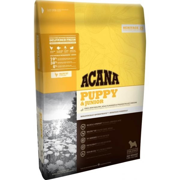 

Сухой корм для щенков средних пород ACANA Puppy & Junior 11.4 кг