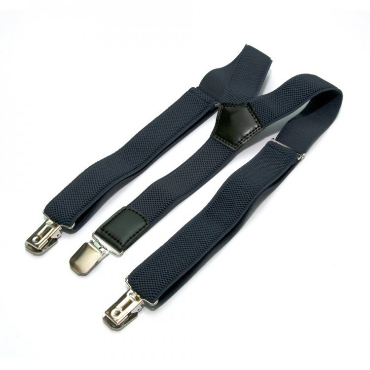 

Подтяжки подростковые Gofin suspenders 80х3 см Синий