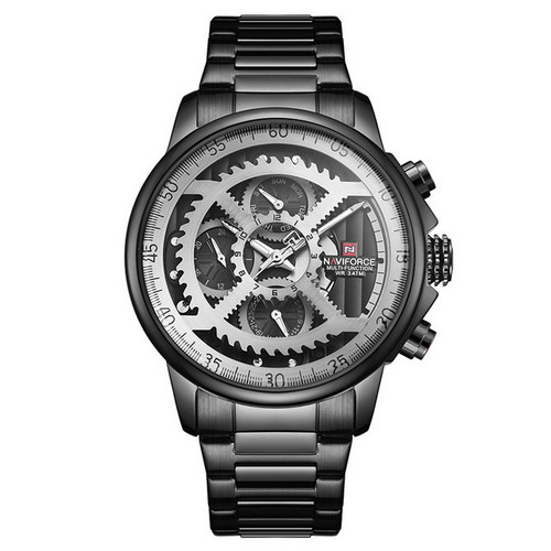 

Наручные часы мужские Naviforce 45 мм Черный