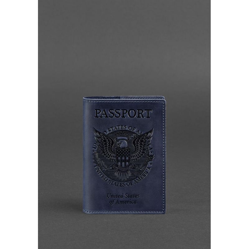 

Обложка для паспорта BlankNote 13,5х10 см (acs0004468) Синий
