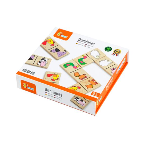 

Настольная игра Домино Животные Viga Toys 5х21х19 см (igr0000814) Разноцветный