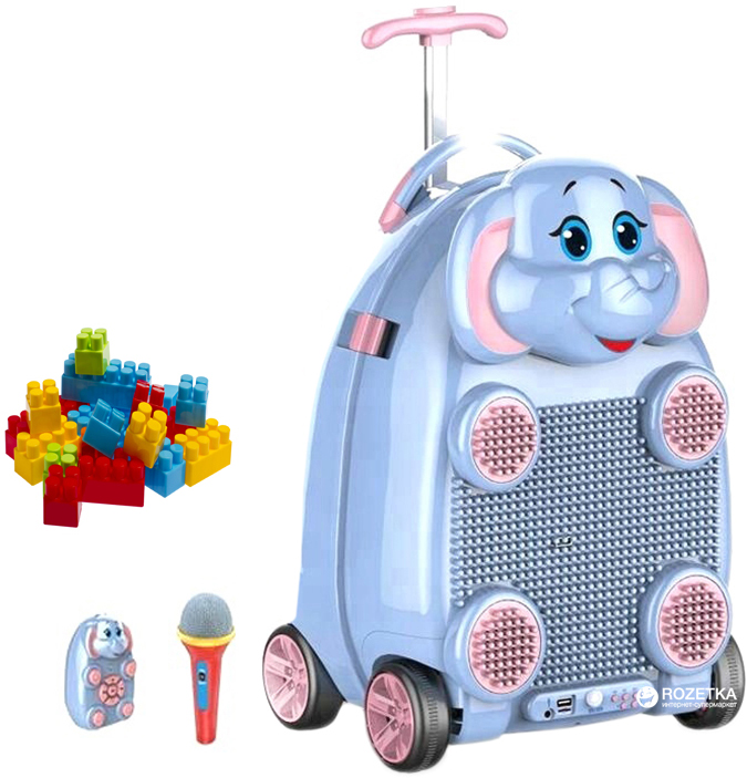 

Чемодан караоке StreetGo на пульте управления Kids Elephant (SGANTSCEL1)