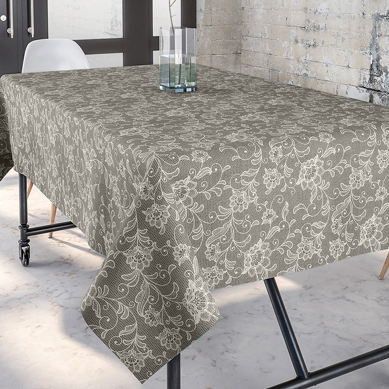 

Скатерть 7684 Time Textile 140x250 см Серый