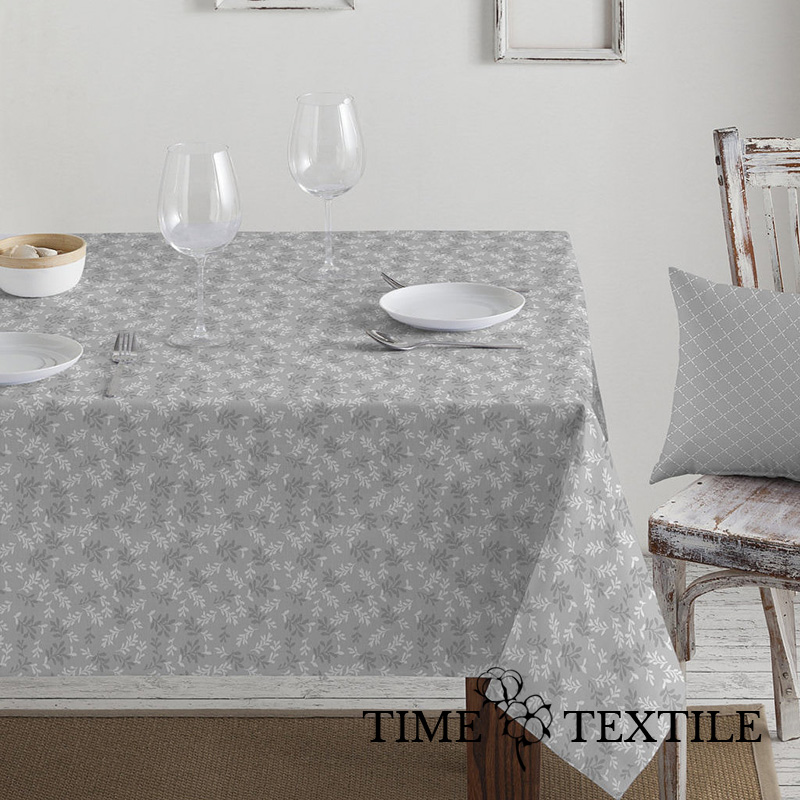 

Скатерть 6865 Time Textile 100x140 см Серый