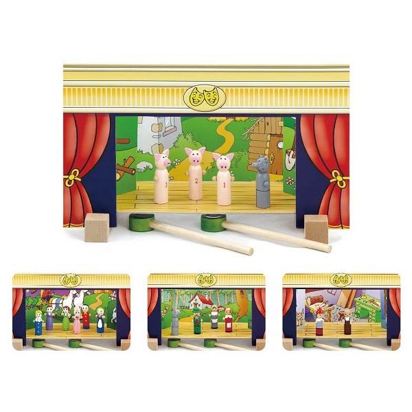 

Детский набор Театр Viga Toys 5х34х25 см (igr0000625) Разноцветный