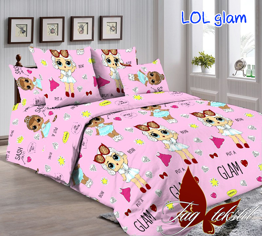 

Комплект постельного белья LOLglam ТМ TAG 160х215 см