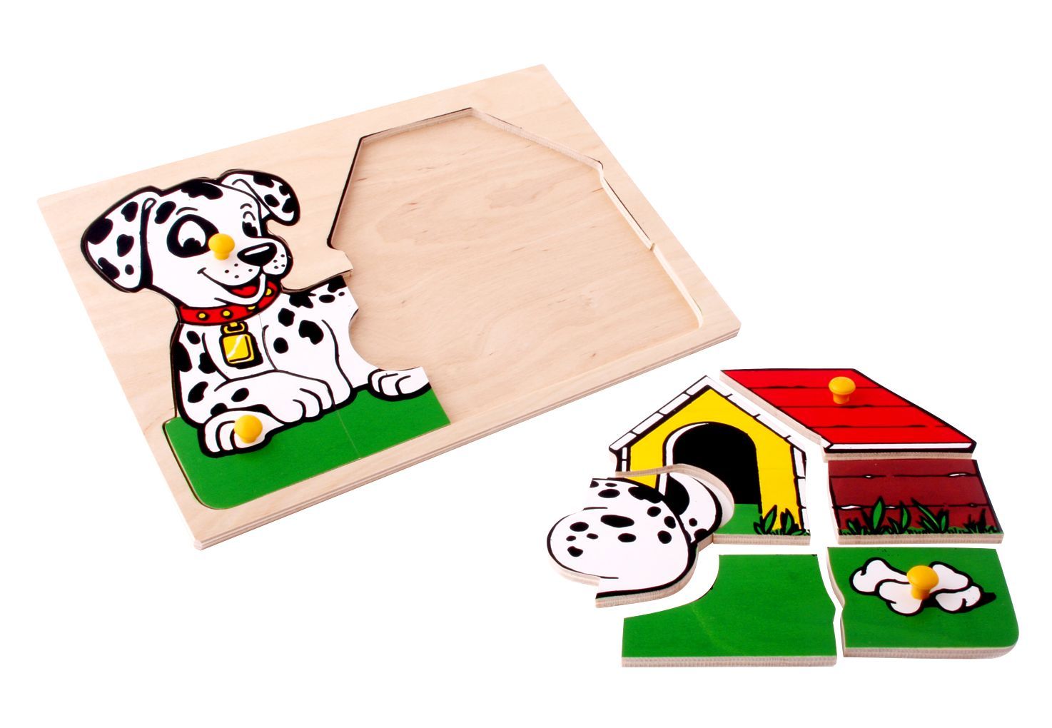 

Мозаика Пес с будкой 9 деталей Lam Toys 29х20х0.9 см (det0001398) Разноцветный