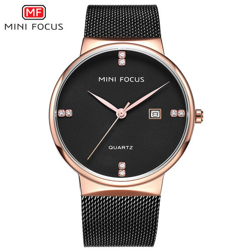

Наручные часы женские Mini Focus 40 мм Черный