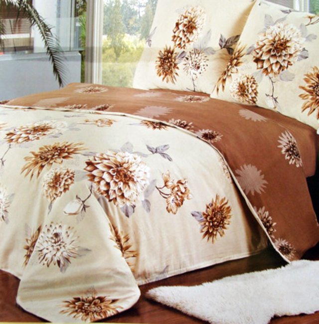 

Набор постельного белья 1668 Elway 160х220 см (2шт) Бежевый, Коричневый