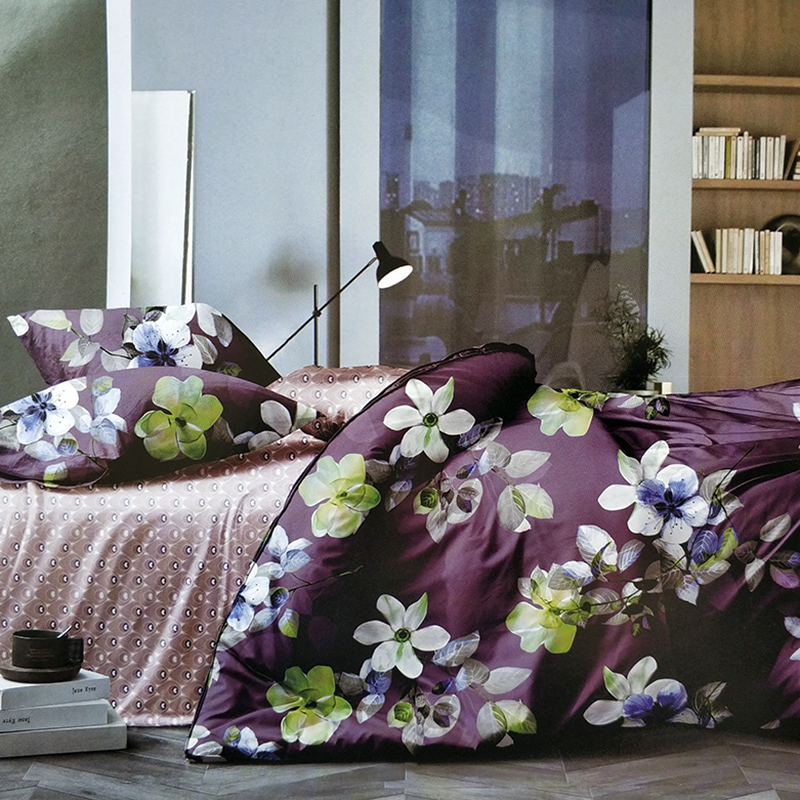 

Набор постельного белья 9694 Elway 160x210 см Сиреневый