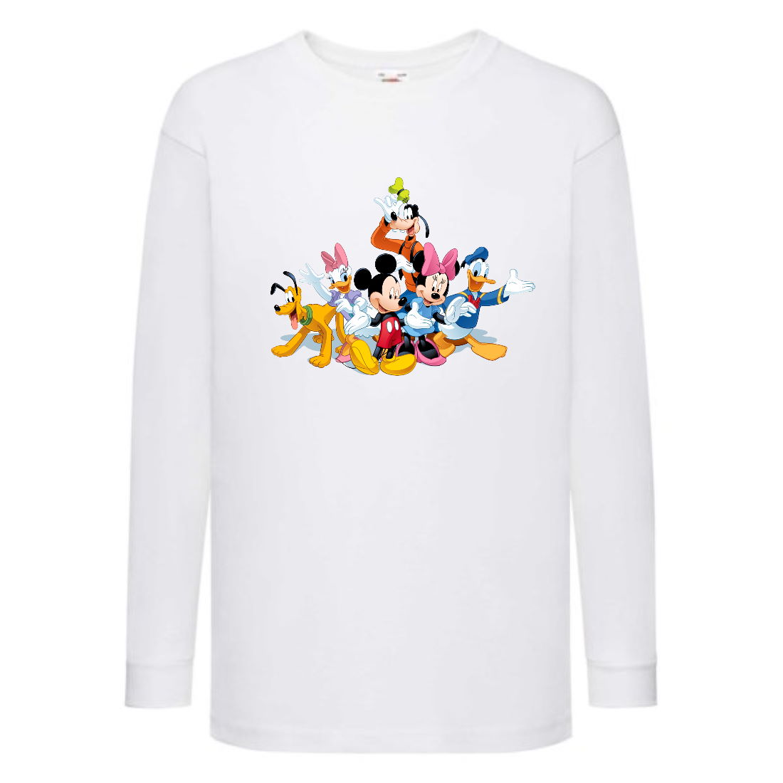 

Лонгслив реглан Микки Маус 003 (Mickey Mouse) белый (MMS wh 003) 152 см