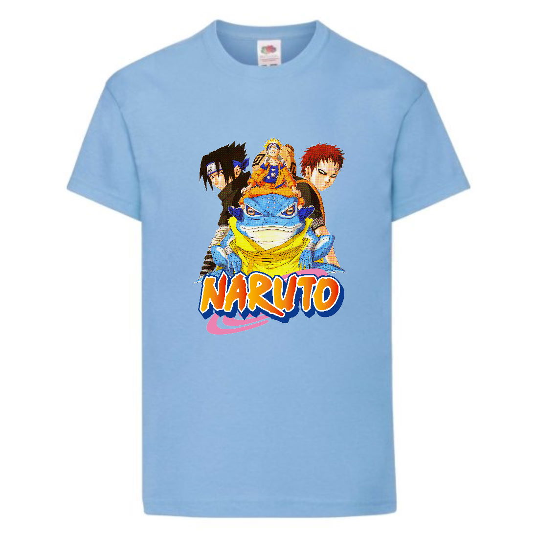 

Футболка детская Наруто 001 (Naruto) светлоголубая (NAR llbl 001) 140 см
