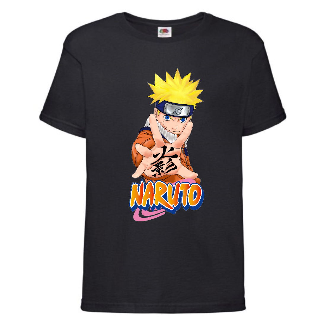 

Футболка детская Наруто 048 (Naruto) черная (NAR blc 048) 116 см