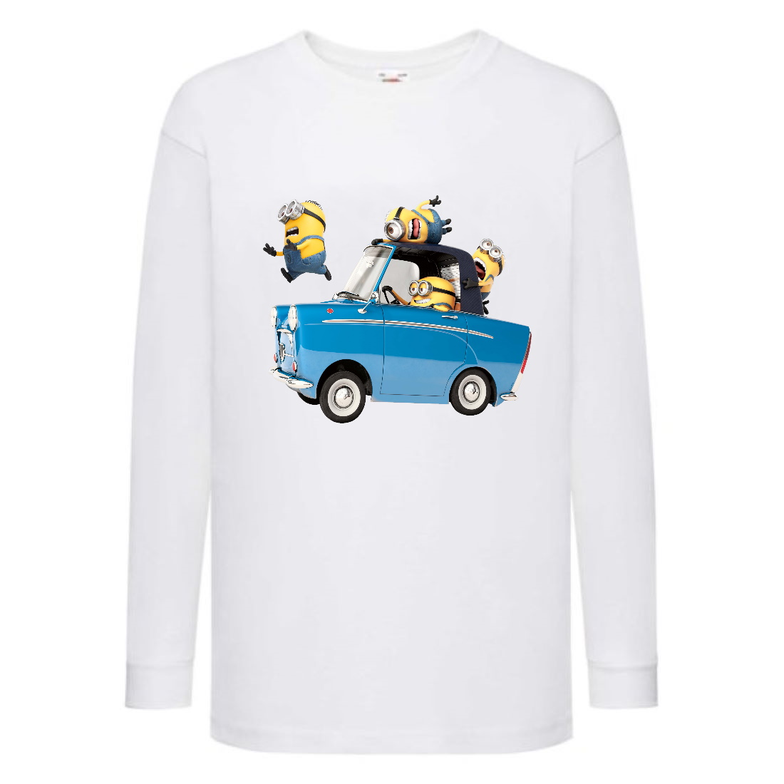 

Лонгслив реглан Миньоны 6 (Minions) белый (MS wh 006) 116 см