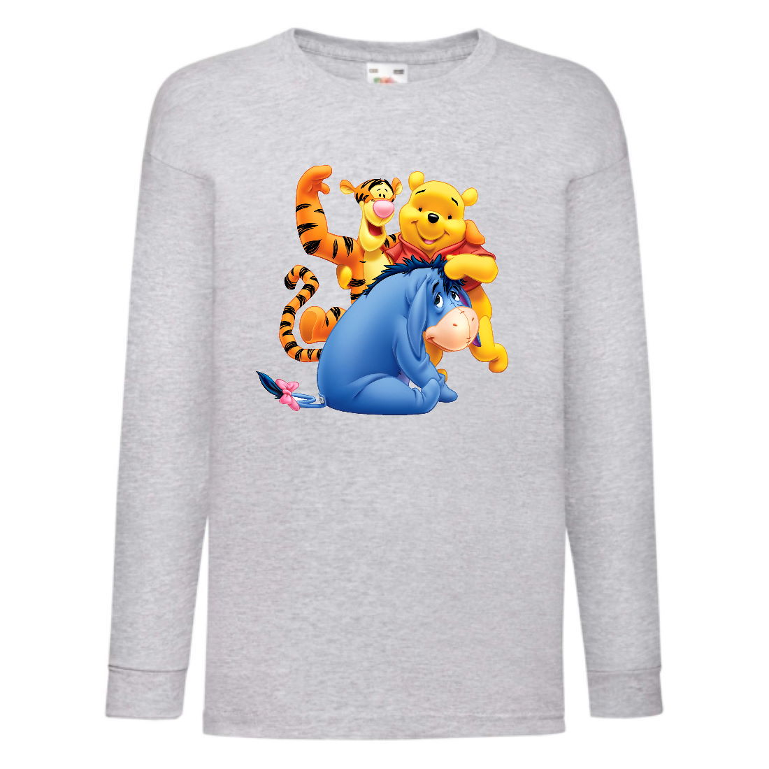 

Лонгслив реглан Винни Пух 001 (Winnie Pooh) серый (WP gr 001) 104 см