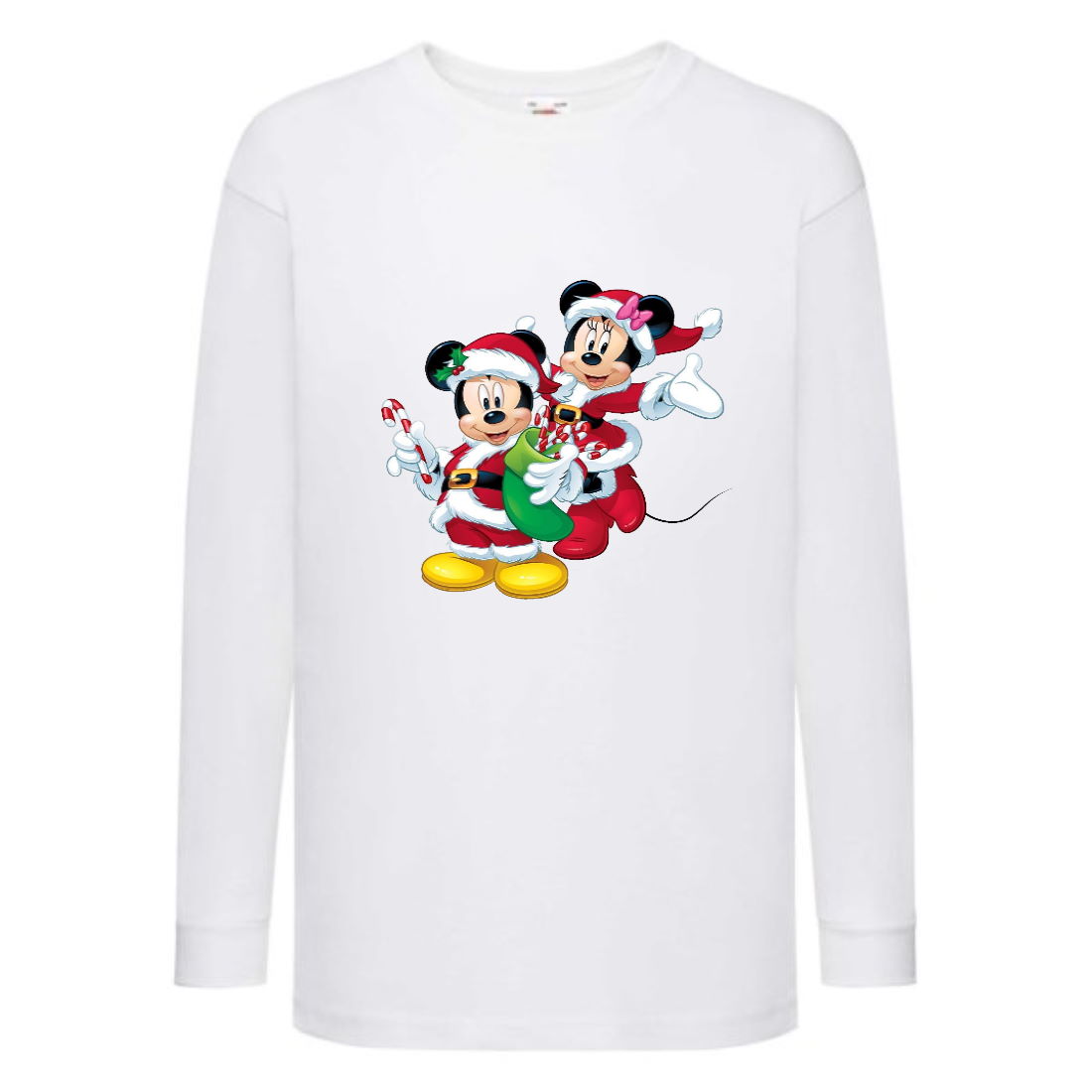 

Лонгслив реглан Микки Маус 001 (Mickey Mouse) белый (MMS wh 001) 152 см