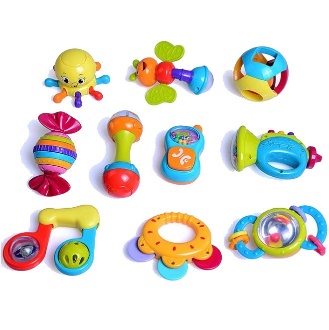 

Набор погремушек Huile Toys (HOLA) 10 шт. (939)