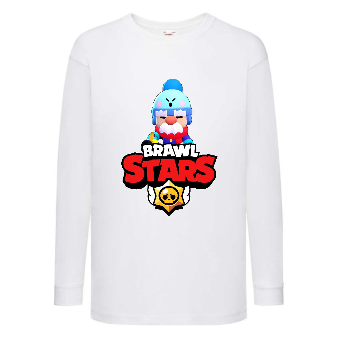 

Лонгслив реглан Бравл Старс Геил (Brawl Stars) белая (BRST wh 09) 116 см