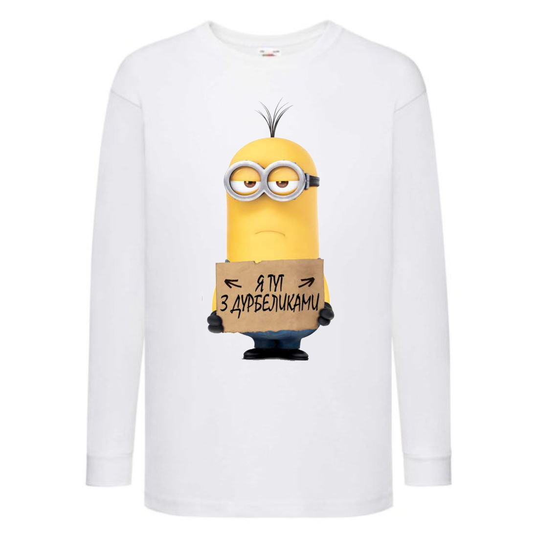 

Лонгслив реглан Миньоны 9 (Minions) белый (MS wh 009) 128 см