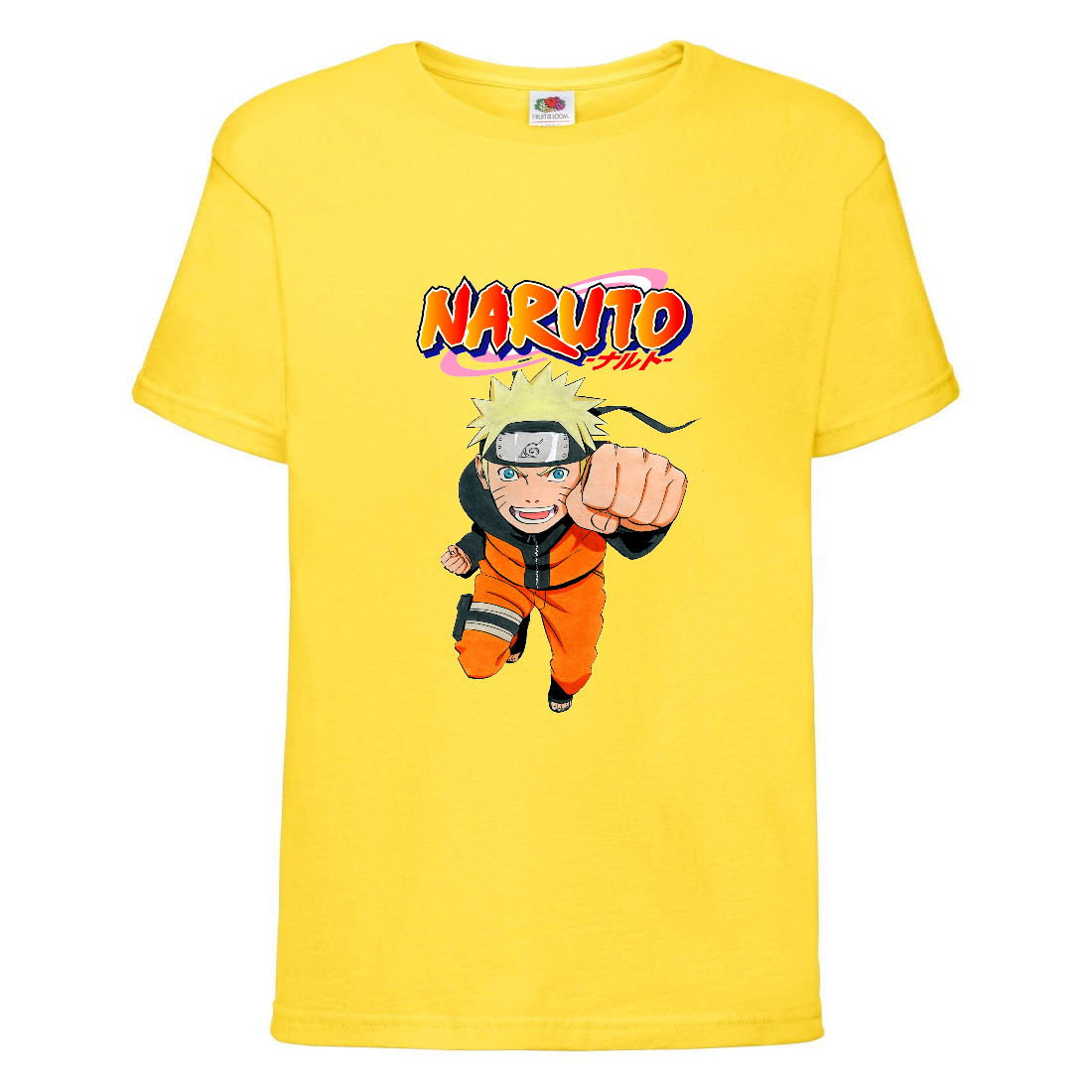 

Футболка детская Наруто 007 (Naruto) желтая (NAR yel 007) 152 см