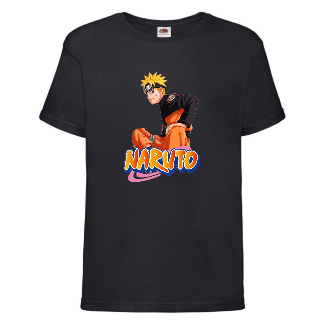 

Футболка детская Наруто 054 (Naruto) черная (NAR blc 054) 116 см