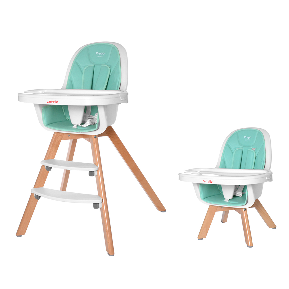

Стульчик для кормления CARRELLO Prego CRL-9504 Aqua Green /1/