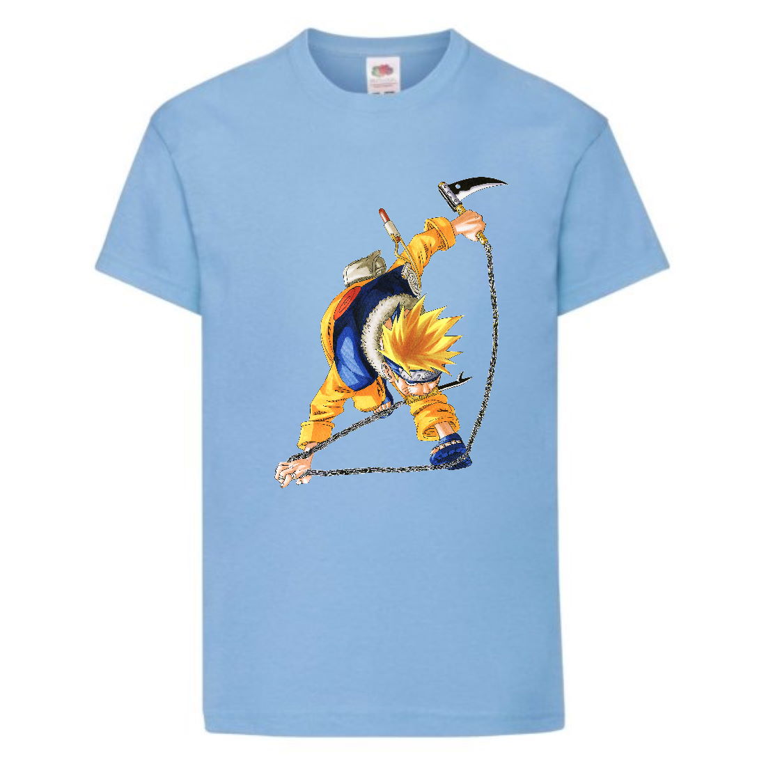 

Футболка детская Наруто 006 (Naruto) светлоголубая (NAR llbl 006) 116 см