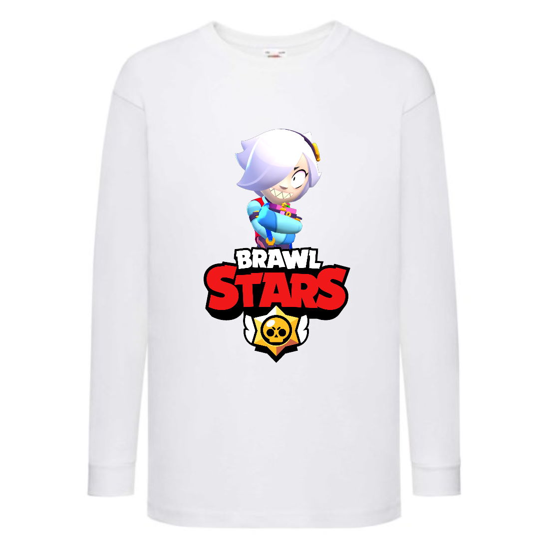 

Лонгслив реглан Бравл Старс Колетт (Brawl Stars) белая (BRST wh 2) 116 см