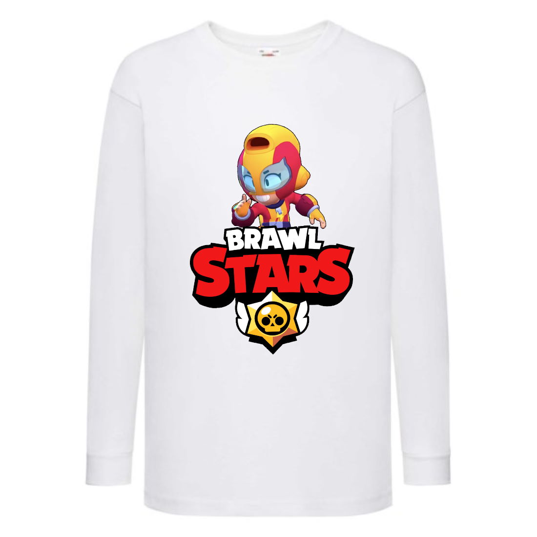 

Лонгслив реглан Бравл Старс Макс (Brawl Stars) белая (BRST wh 4) 104 см