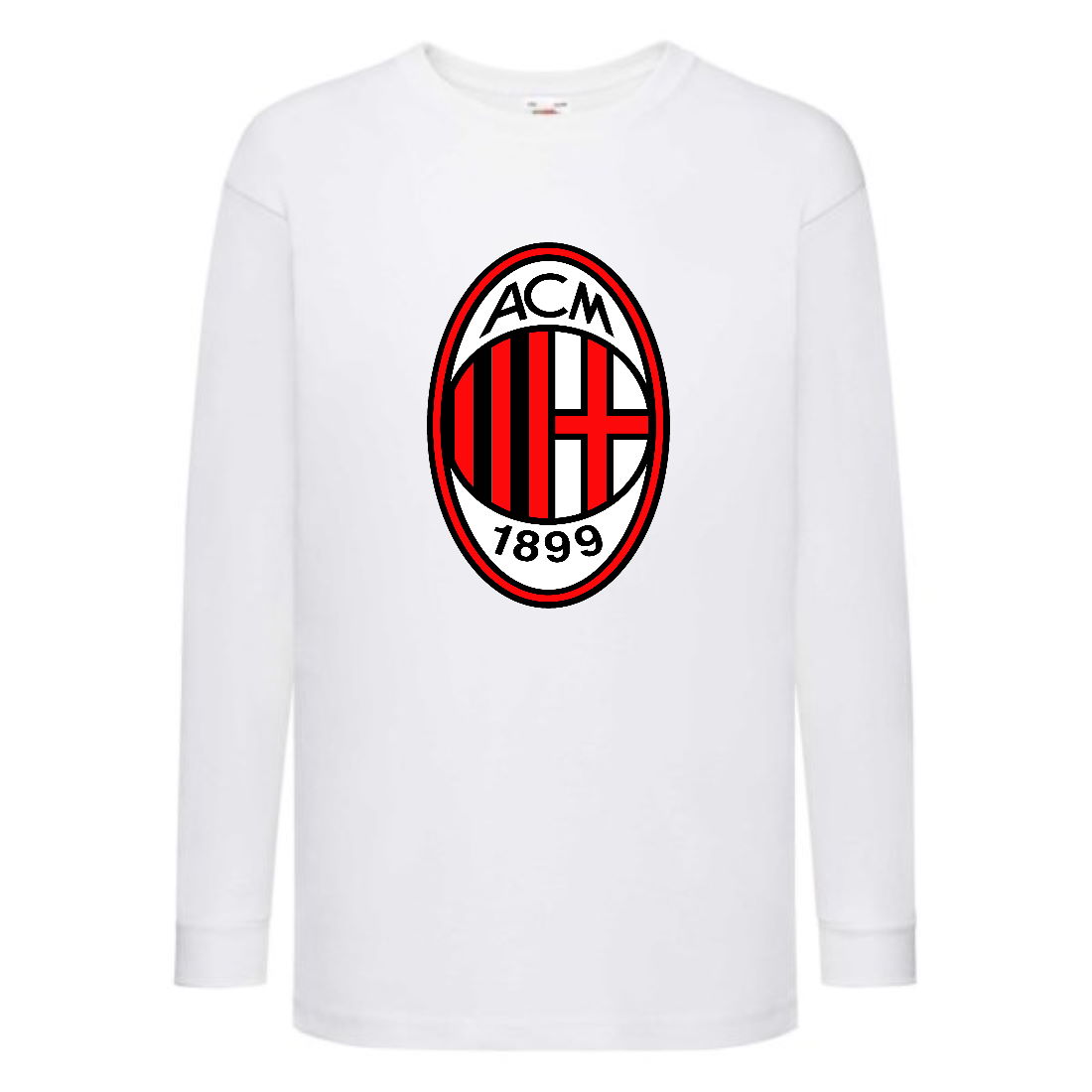 

Лонгслив реглан Футбольный клуб Милан (Milan) белый (FOOT wh 008) 116 см