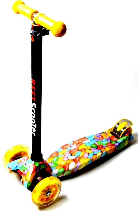 

Детский самокат (светящиеся колёса) Scale Sports 3-8 лет Разноцветный 000077554