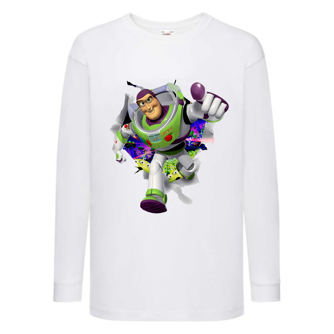 

Лонгслив реглан Истории игрушек 3 (Toy Story) белая (TST wh 03) 128 см