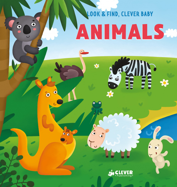 

Look and find, Clever baby: Animals Клевер 000066462