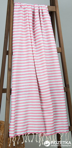 

Пляжное полотенце Barine Pestemal Herringbone Flamingo-mint 100x185