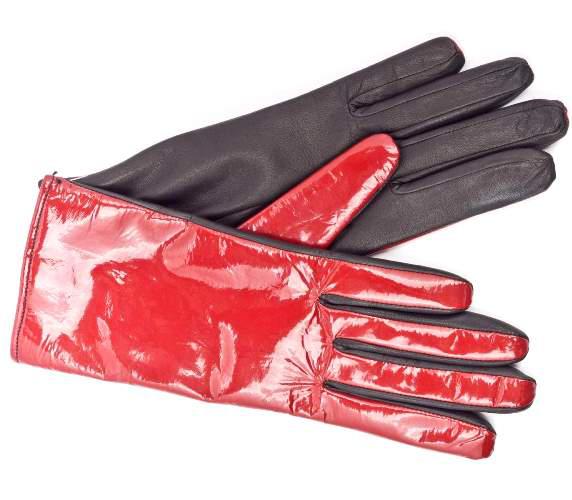 

Перчатки женские кожаные Alpa Gloves красные лаковые 2072 размер 6.5
