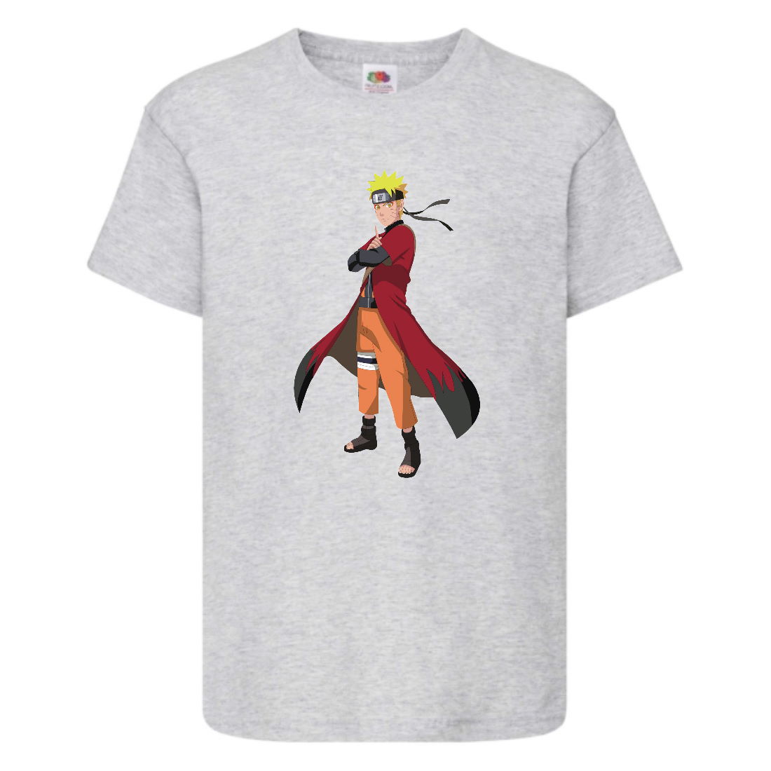 

Футболка детская Наруто 046 (Naruto) серая (NAR gry 046) 116 см
