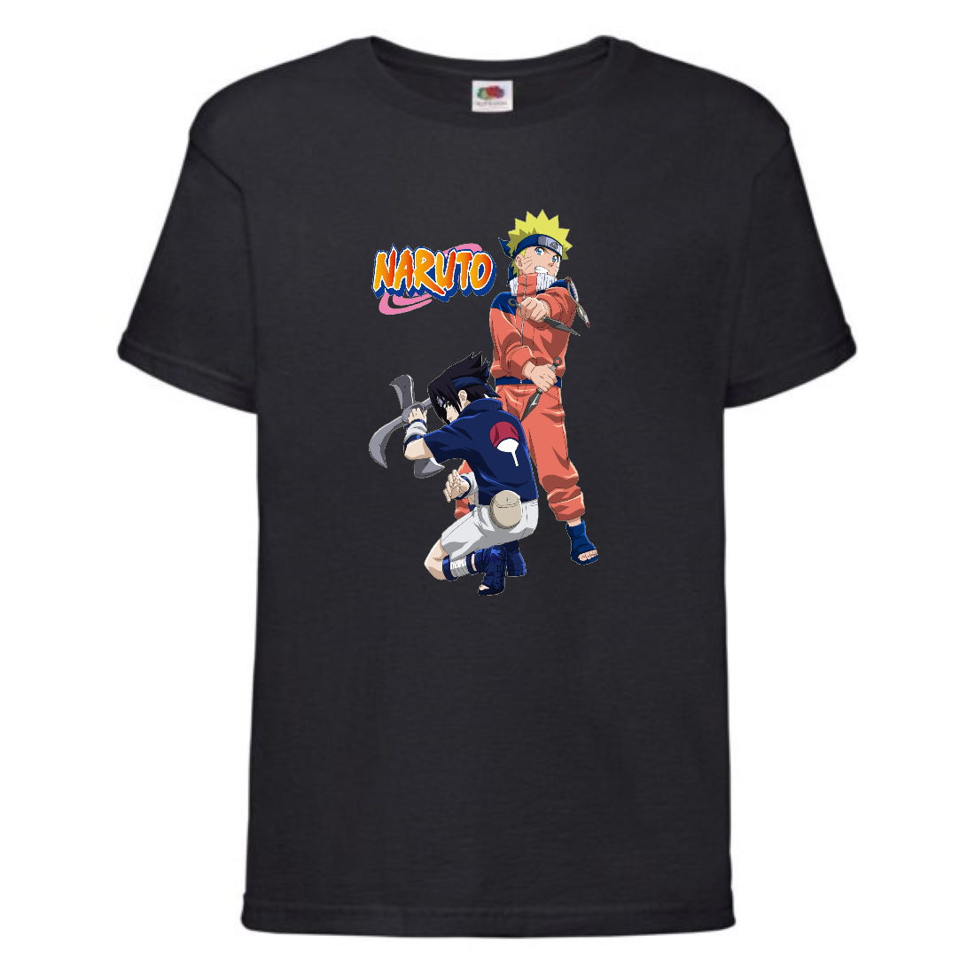 

Футболка детская Наруто 050 (Naruto) черная (NAR blc 050) 116 см