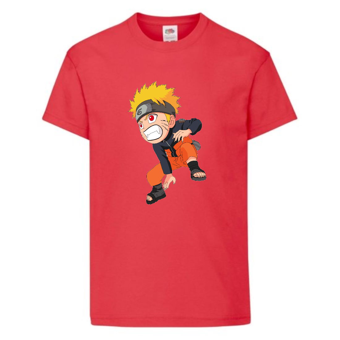 

Футболка детская Наруто 029 (Naruto) красная (NAR rd 029) 116 см