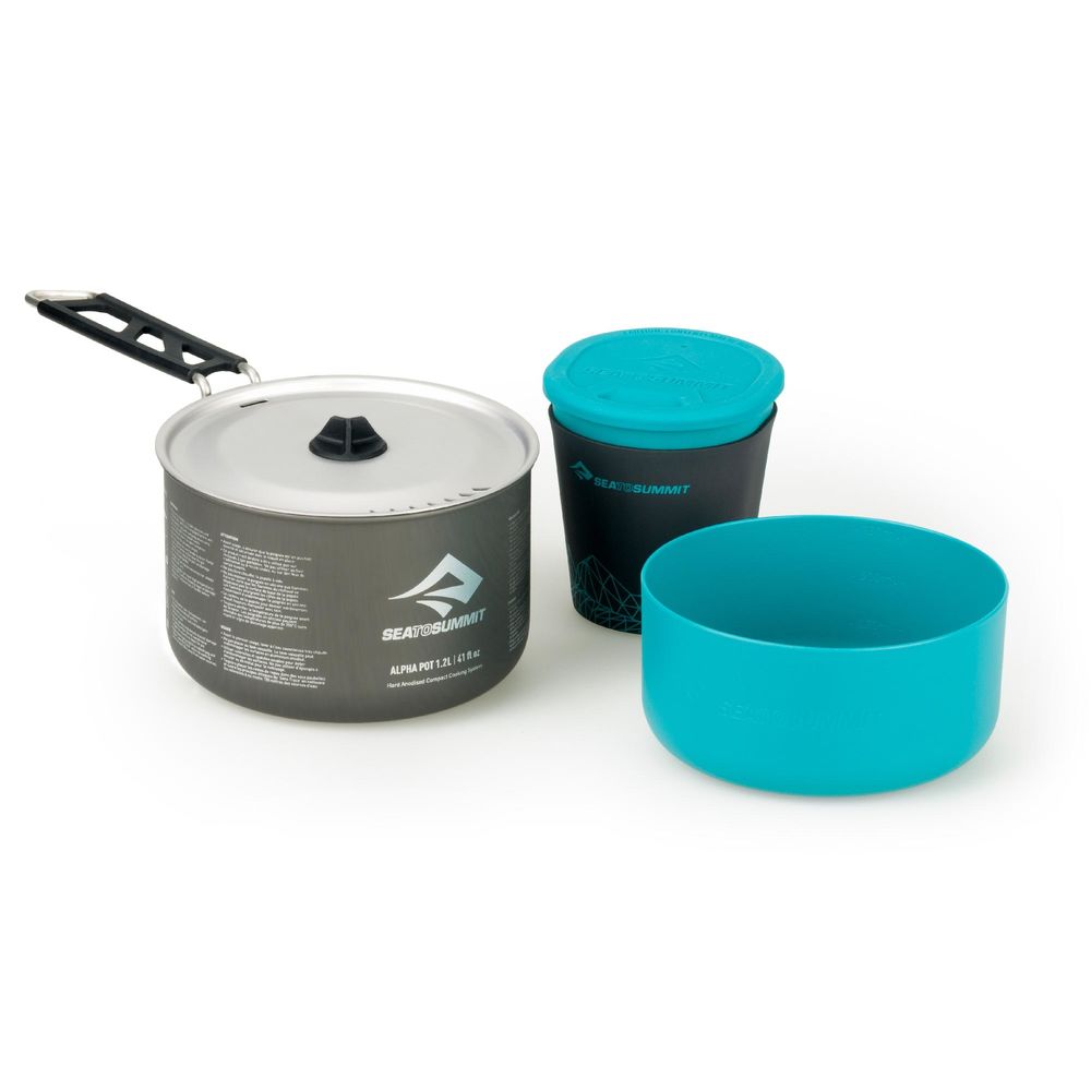 

Набор посуды Alpha Cookset 1.1 Серый-Синий
