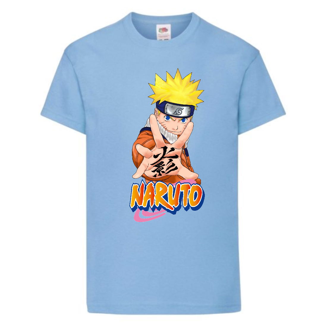 

Футболка детская Наруто 048 (Naruto) светлоголубая (NAR llbl 048) 116 см