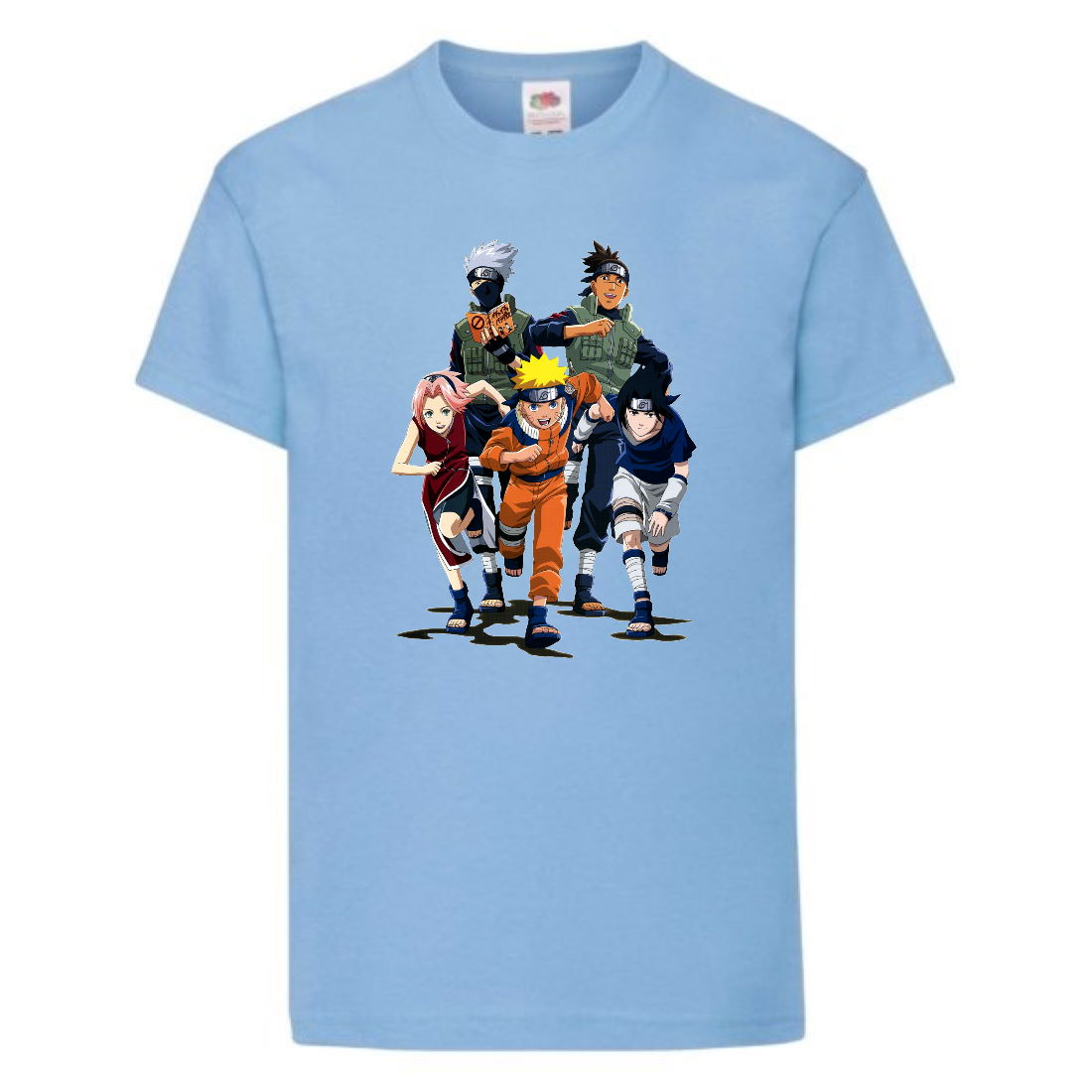 

Футболка детская Наруто 025 (Naruto) светлоголубая (NAR llbl 025) 116 см