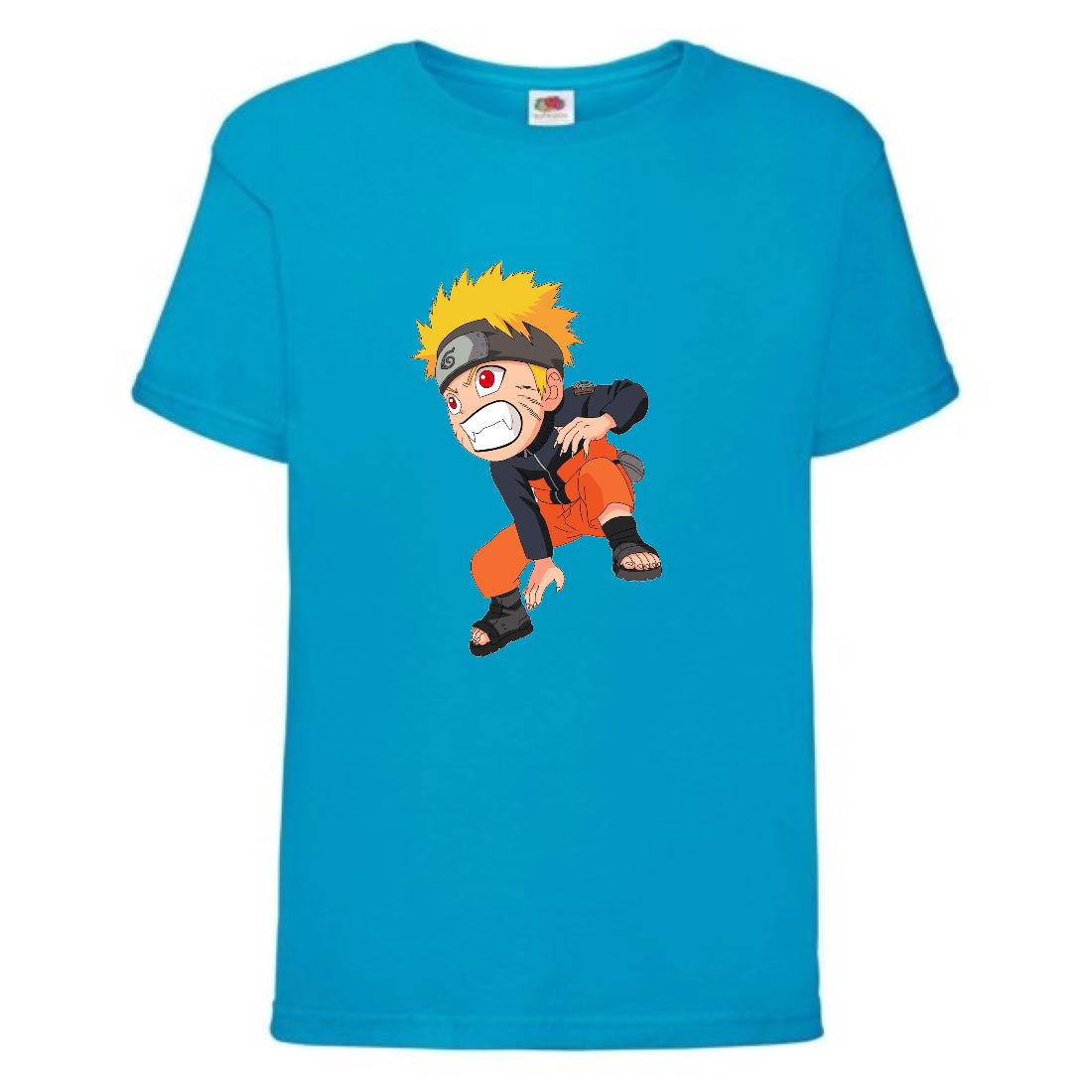 

Футболка детская Наруто 029 (Naruto) голубая (NAR lblu 029) 116 см