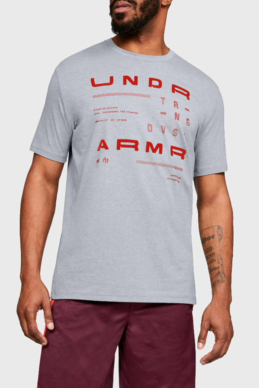 

Мужская серая футболка UA TRN DVSN SS Under Armour S 1318557-035