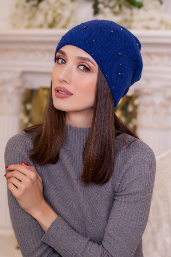 

Шапка «Валенсия» Braxton 26024007 56-59 см джинсовый 4568 56-59