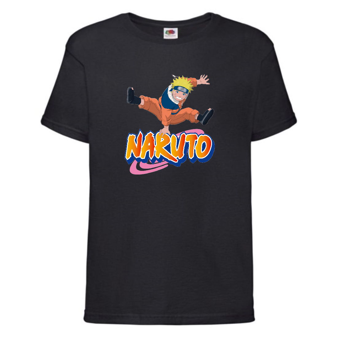 

Футболка детская Наруто 037 (Naruto) черная (NAR blc 037) 116 см
