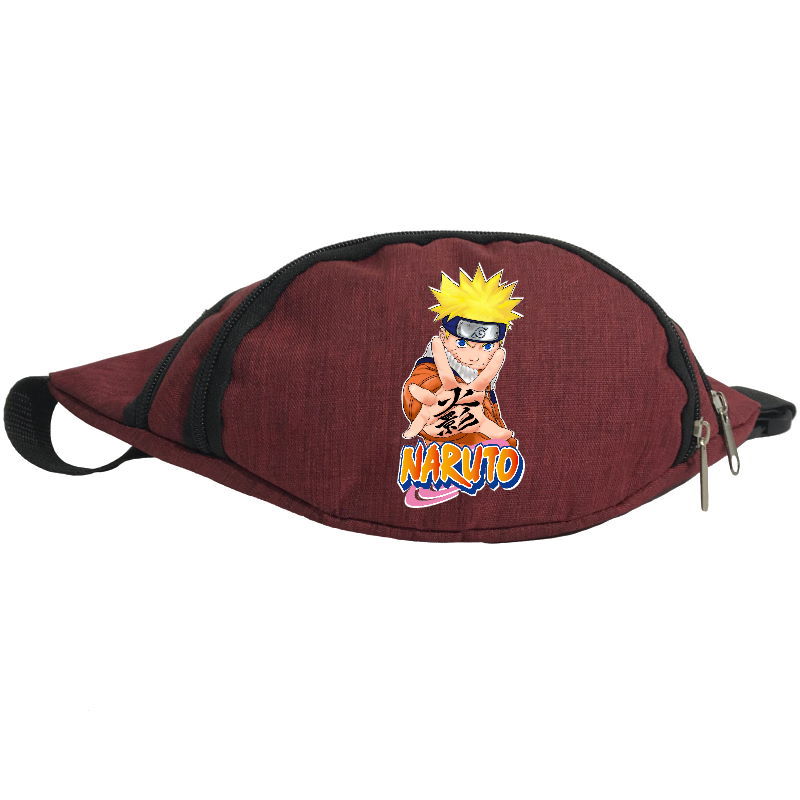 

Сумка Бананка на пояс Наруто (Naruto-04) Cappuccino Toys бордовая