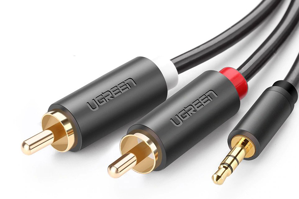 

Межкомпонентный кабель Ugreen AV124 3.5 mm to 2RCA 1.5M